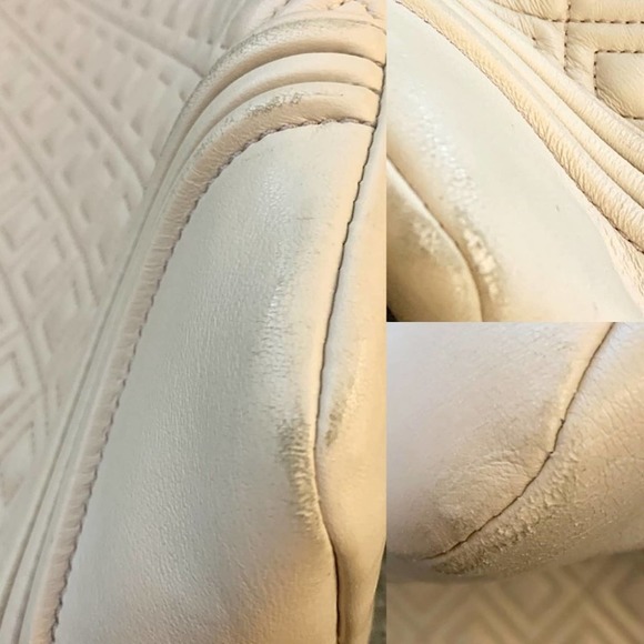 Tory Burch Fleming Quilted Leather Tote in Bedrock - Picture 11 of 15